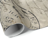 Decoupage Poster花の女性 ラッピングペーパー (ロールコーナー)