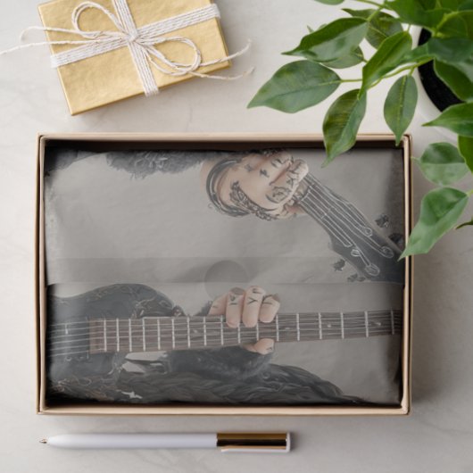 Decoupage Punk Sheep Fur Feather Funk Band 薄葉紙 (ギフト)