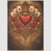 Decoupage Queen of Hearts  Enchanted Adventures  薄葉紙 (正面)