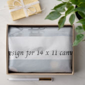 Decoupage Rabbit Skating 11x14 Canvas Coasters  薄葉紙 (ギフト)