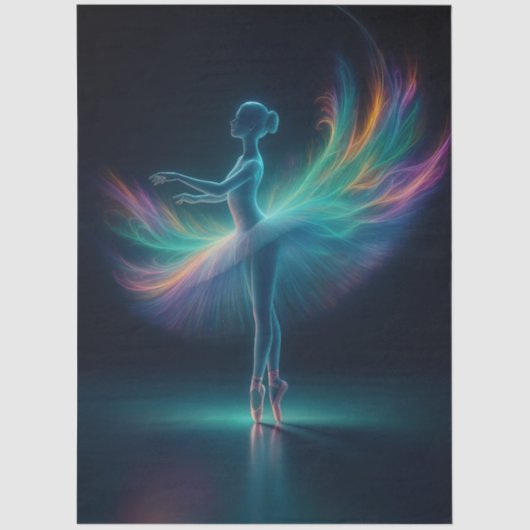 Decoupage Radiant of the Ora Ballerina  薄葉紙 (正面)