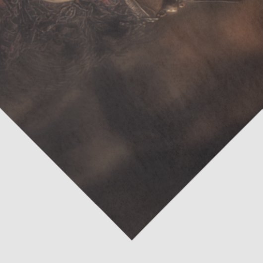 Decoupage Redheaded Gothic Good Witch  薄葉紙 (詳細)