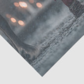 Decoupage Reindeer Child Santa Winter Scene  薄葉紙 (詳細)