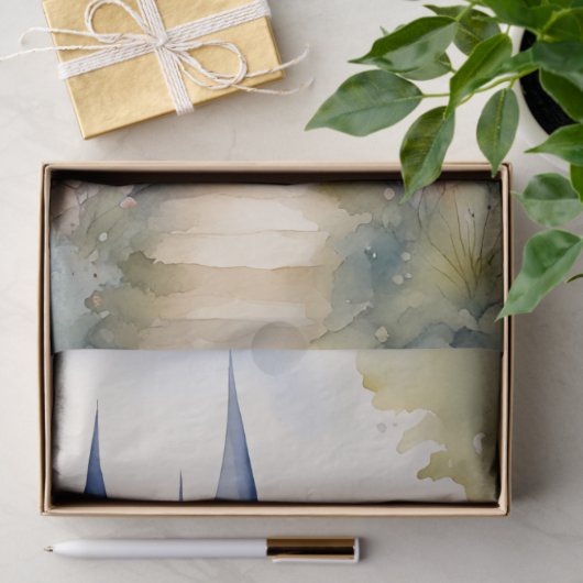 Decoupage Retro Fairytale Castle 薄葉紙 (ギフト)