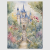 Decoupage Retro Fairytale Castle 薄葉紙 (正面)