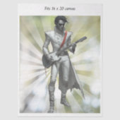 Decoupage Rock N Roll Star Retro 16x20 Canvas 薄葉紙 (正面)