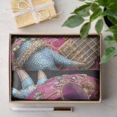 Decoupage Rockstar Chameleon Fur Feather Funk Band 薄葉紙 (ギフト)