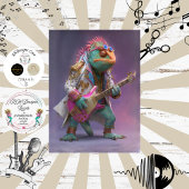 Decoupage Rockstar Chameleon Fur Feather Funk Band 薄葉紙