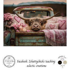 Decoupage Romantic Highland Vintage Valentine Day 薄葉紙