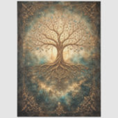 Decoupage Rooted in His Heavenly Light 薄葉紙 (正面)