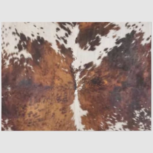 Decoupage Rustic Cowhide Western  薄葉紙 (正面)
