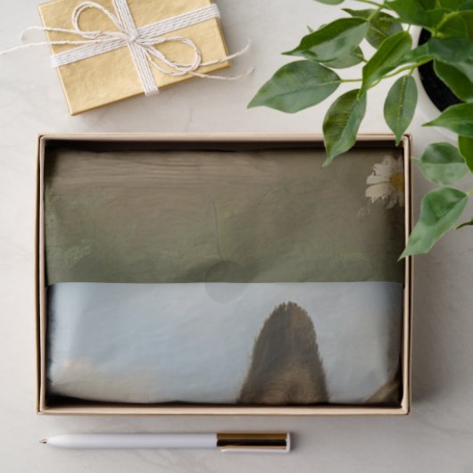 Decoupage Rustic Donkey Farm Scene 薄葉紙 (ギフト)