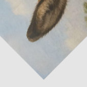 Decoupage Rustic Donkey Farm Scene 薄葉紙 (詳細)