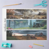 Decoupage Rustic Farm Style 26x6 for Handsaws 薄葉紙 (クラフト)