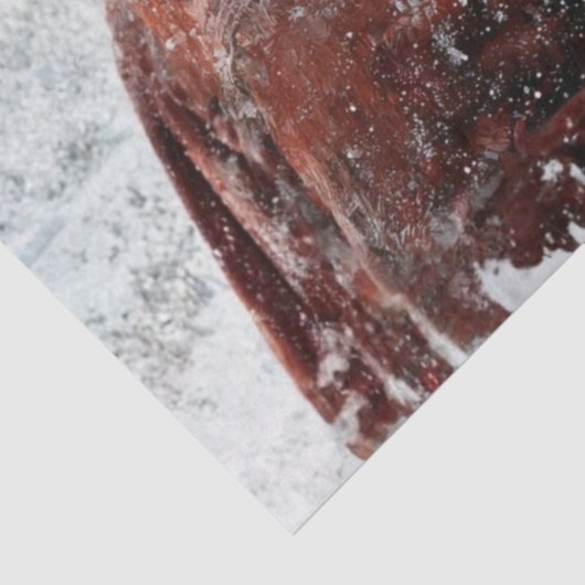 Decoupage Rustic Landscape Santa & His Horse  薄葉紙 (詳細)