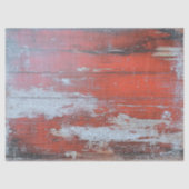 Decoupage Rustic Red Weathered Wood Texture Faux 薄葉紙 (正面)