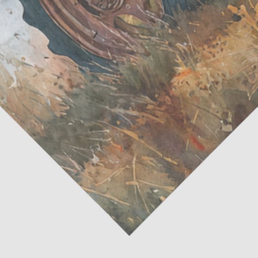 Decoupage Rustic Tractor & Barn  薄葉紙 (詳細)