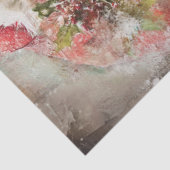 Decoupage Santa Claus Holly Red Coat 薄葉紙 (詳細)