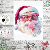 Decoupage Santa Holiday Sass Blowing Bubblegum  薄葉紙