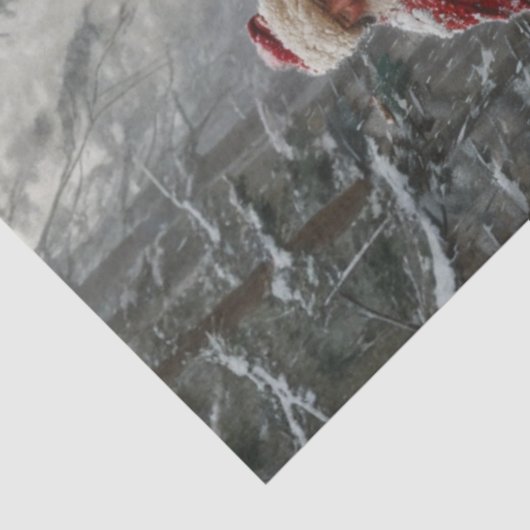 Decoupage Santa Horse 10x20 Projects  薄葉紙 (詳細)