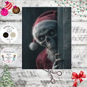 Decoupage Santa Skeleton Final List Peek Art 薄葉紙