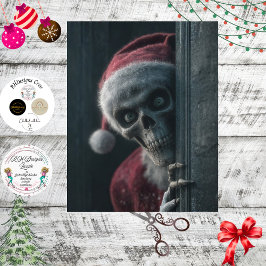 Decoupage Santa Skeleton Final List Peek Art 薄葉紙