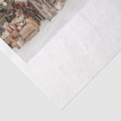 Decoupage Santa Sleigh Carriage 12s" Square Tile 薄葉紙 (詳細)