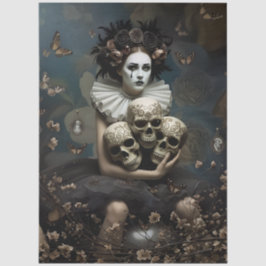 Decoupage Silent Gothic Romance  薄葉紙