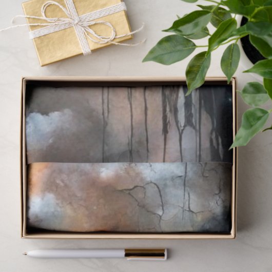 Decoupage Silver Haired Witch Glowing Artwork  薄葉紙 (ギフト)