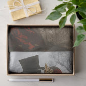 Decoupage Skeleton Couple Halloween Wedding  薄葉紙 (ギフト)