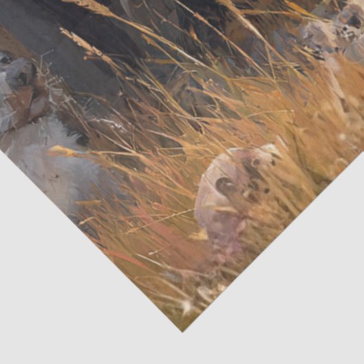 Decoupage Skeleton Cowboy Fur Feather Funk Band 薄葉紙 (詳細)