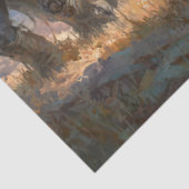 Decoupage Skeleton Cowboy Fur Feather Funk Band 薄葉紙 (詳細)