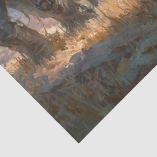 Decoupage Skeleton Cowboy Fur Feather Funk Band 薄葉紙 (詳細)