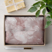 Decoupage Snow Leopard Pink Botanical Garden 薄葉紙 (ギフト)