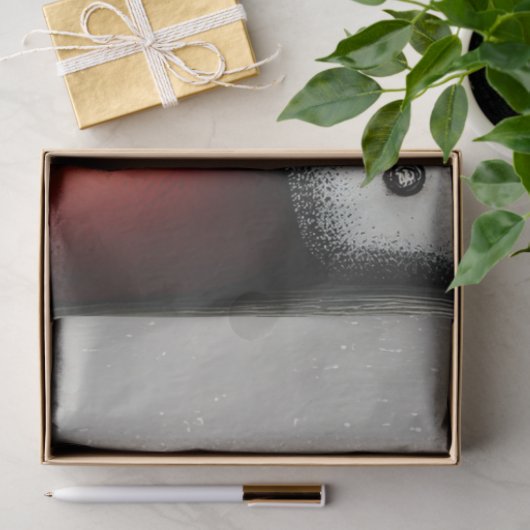 Decoupage Snowman Pair Red Hats Scarves  薄葉紙 (ギフト)