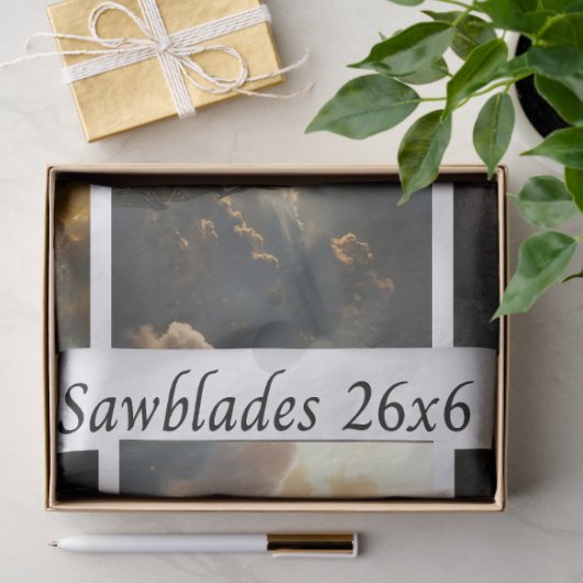 Decoupage Spiritual Journey 26x6 Handsaws  薄葉紙 (ギフト)