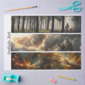 Decoupage Spiritual Journey 26x6 Handsaws  薄葉紙 (クラフト)