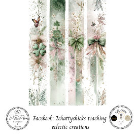 Decoupage St. Patrick's Coordinated Panels  薄葉紙