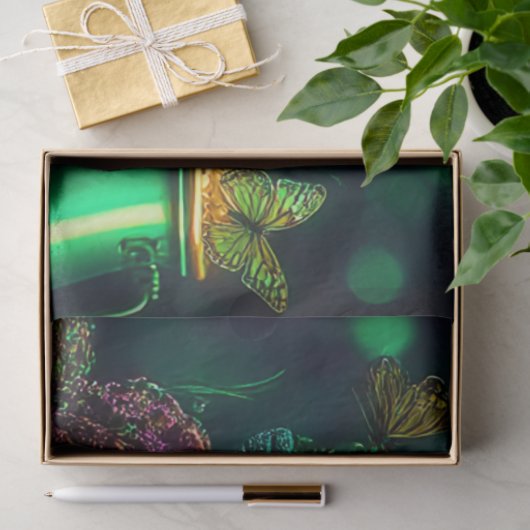 Decoupage St. Patrick's Day Frog Dressed Leprecha  薄葉紙 (ギフト)