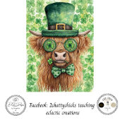 Decoupage St. Patrick's Day Highland Irish Style 薄葉紙