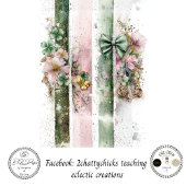 Decoupage St. Patrick's Day Pastel Panels  薄葉紙