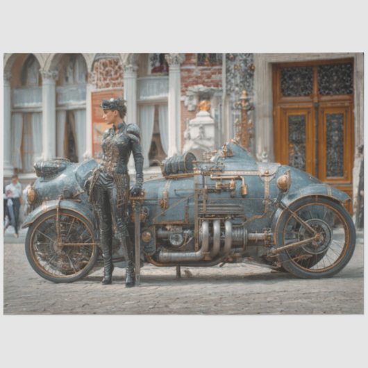 Decoupage Ste Phe Steampunk Art  薄葉紙 (正面)