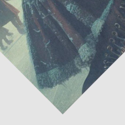 Decoupage Steampunk Fantasy Winter Messenger 薄葉紙 (詳細)