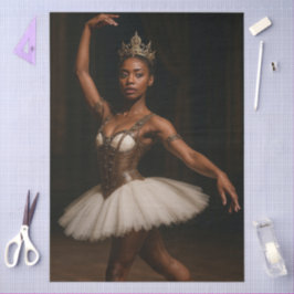 Decoupage Steampunk Royal Ballerina Elegant 薄葉紙