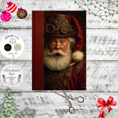 Decoupage Steampunk Santa Sneak Peek Gears Cheers 薄葉紙