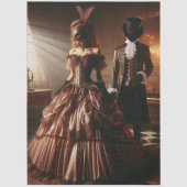 Decoupage Steampunk Victorian Fantasy Masquerade  薄葉紙