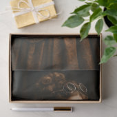 Decoupage Steampunk Victorian Lady in Brown 薄葉紙 (ギフト)