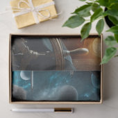 Decoupage Steampunk Victorian Space Air Captain 薄葉紙 (ギフト)