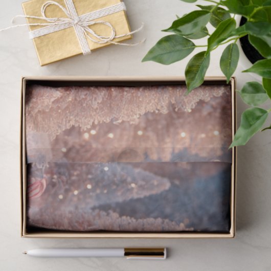 Decoupage Sugary Winter Ginger Bread House 薄葉紙 (ギフト)