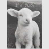Decoupage The Viral Lamb Named VERN  薄葉紙 (正面)